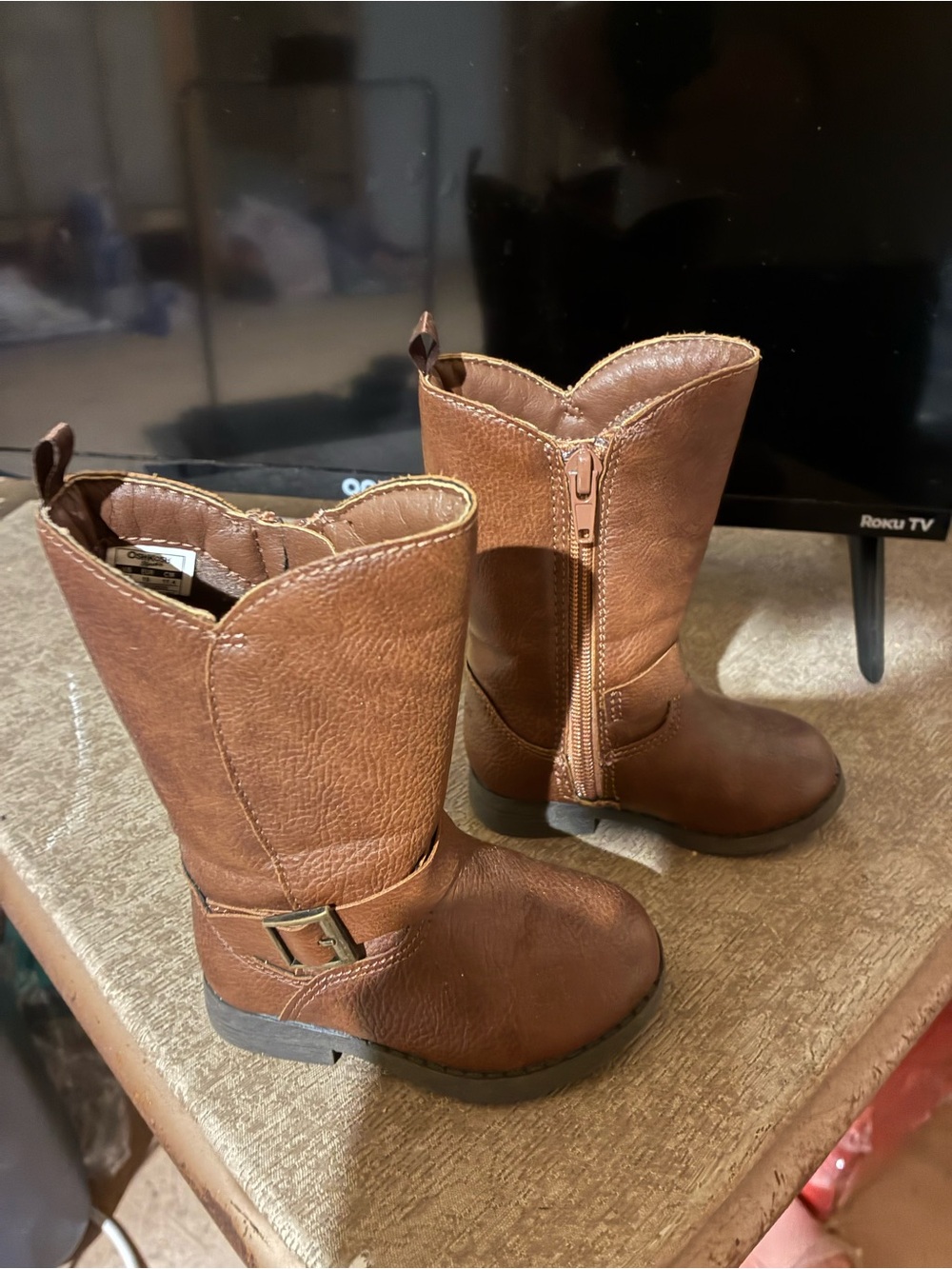 OshKosh B'gosh Brown Kids Pull-On Boot
